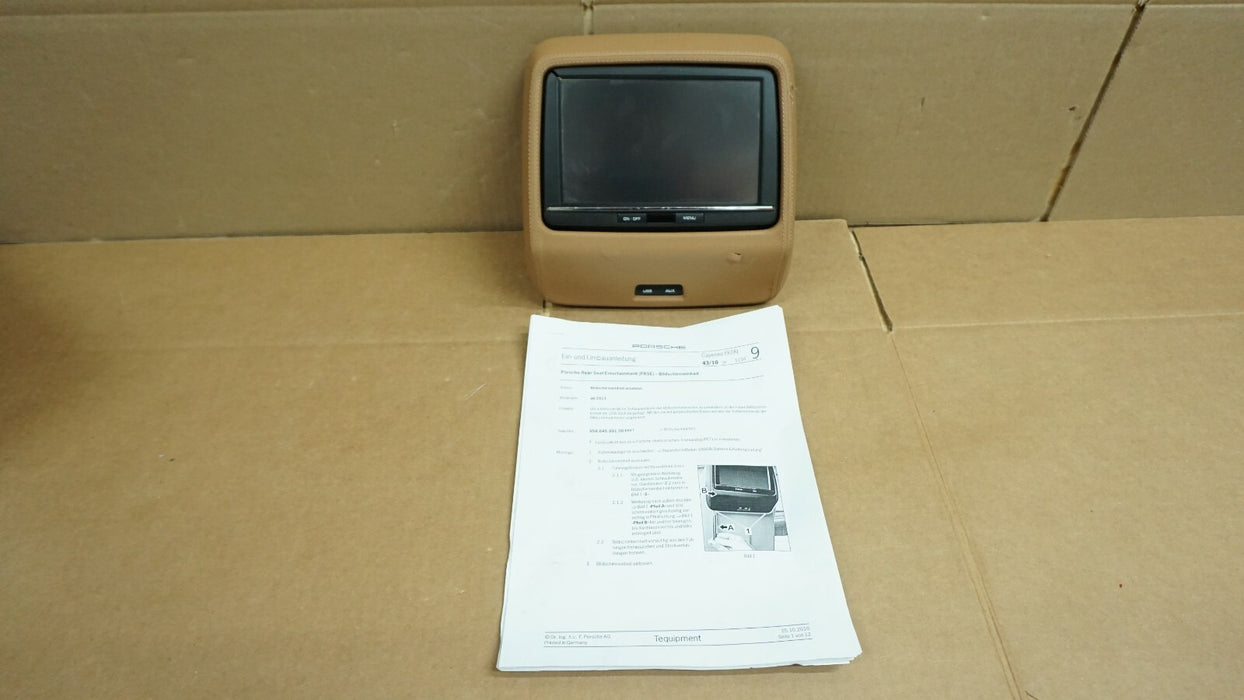 2011-2014 PORSCHE CAYENNE RIGHT OR LEFT BACK SEAT DISPLAY SCREEN MONITOR OEM