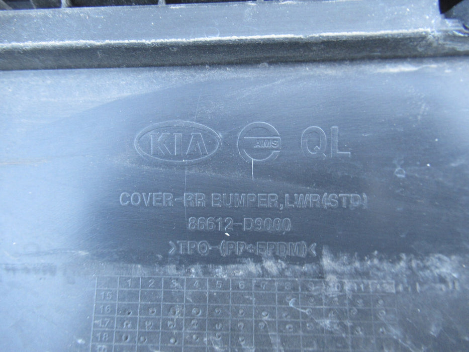 2017-2019 KIA SPORTAGE REAR BUMPER COVER PANEL W/ VALANCE 86612-D9000 OEM