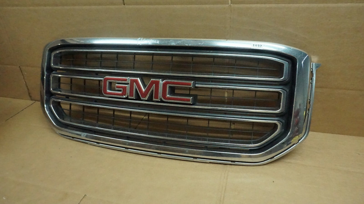 2015-2018 GMC YUKON XL FRONT GRILLE GRILL WITH EMBLEM 22936421 15 16 17 18 OEM