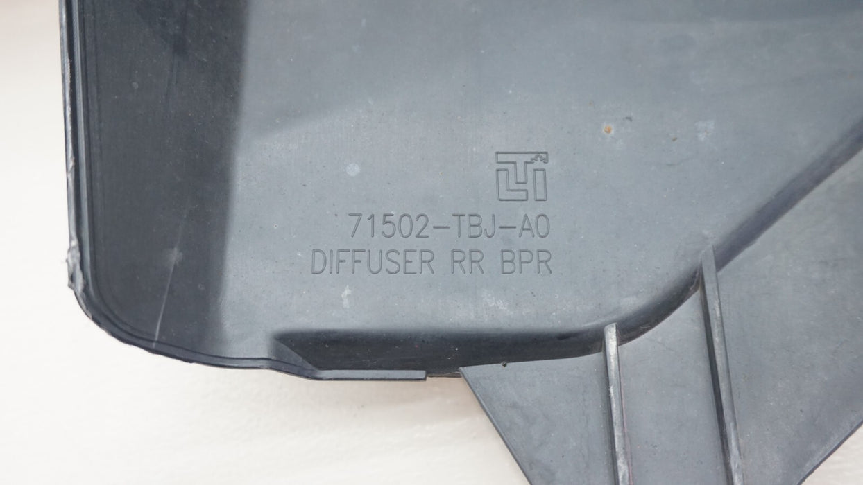 2017-2019 HONDA CIVIC SI SEDAN REAR LOWER BUMPER VALANCE PANEL OEM 71502-TBJ-A0