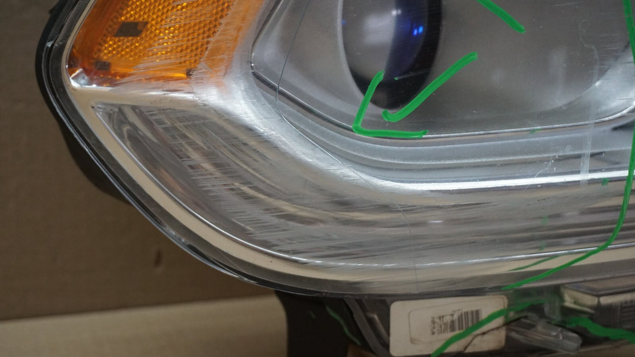 2014-2020 DODGE DURANGO FRONT RIGHT PASSENGER SIDE HEADLIGHT CHROME HALOGEN OEM
