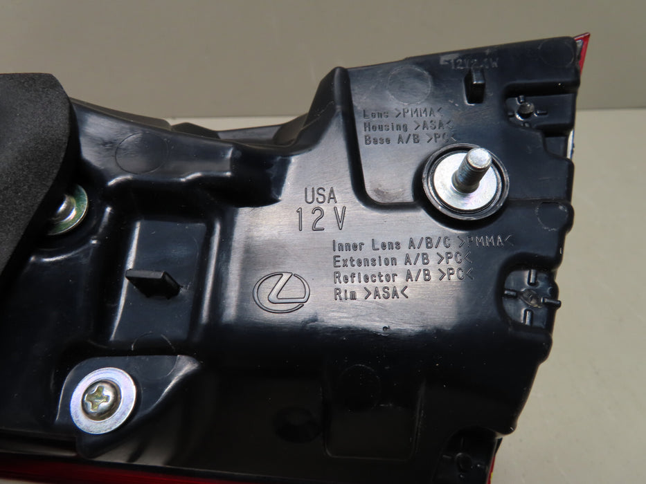 2019 2020 LEXUS ES ES350 ES300H LH LEFT DRIVER INNER LED TAIL LIGHT LAMP OEM