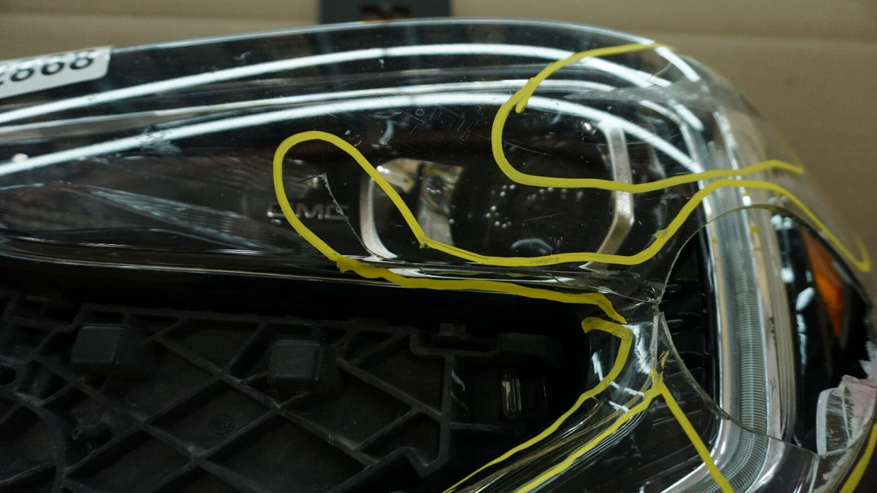 2018-2021 GMC TERRAIN XENON HID LEFT DRIVER SIDE HEADLIGHT LED OEM 84355670