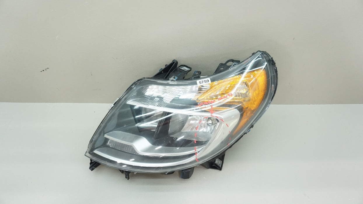 2014-2017 DODGE RAM PROMASTER LEFT DRIVER SIDE HALOGEN HEADLIGHT OEM 14 15 16 17