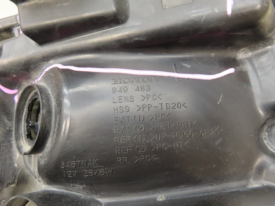 2012 - 2015 HONDA PILOT FRONT LEFT DRIVER SIDE HEADLIGHT LAMP HALOGEN OEM