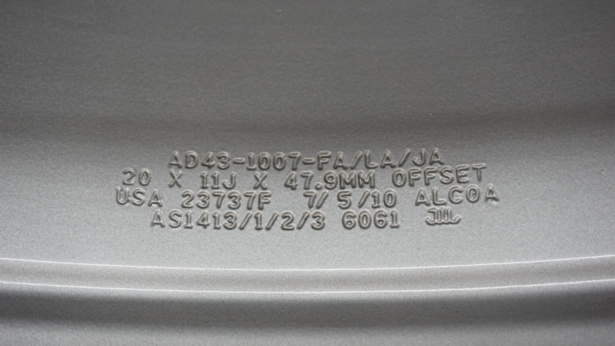 2010-2013 ASTON MARTIN RAPIDE REAR 10 SPOKE WHEEL RIM 20" 20X11 OEM AD43-1007