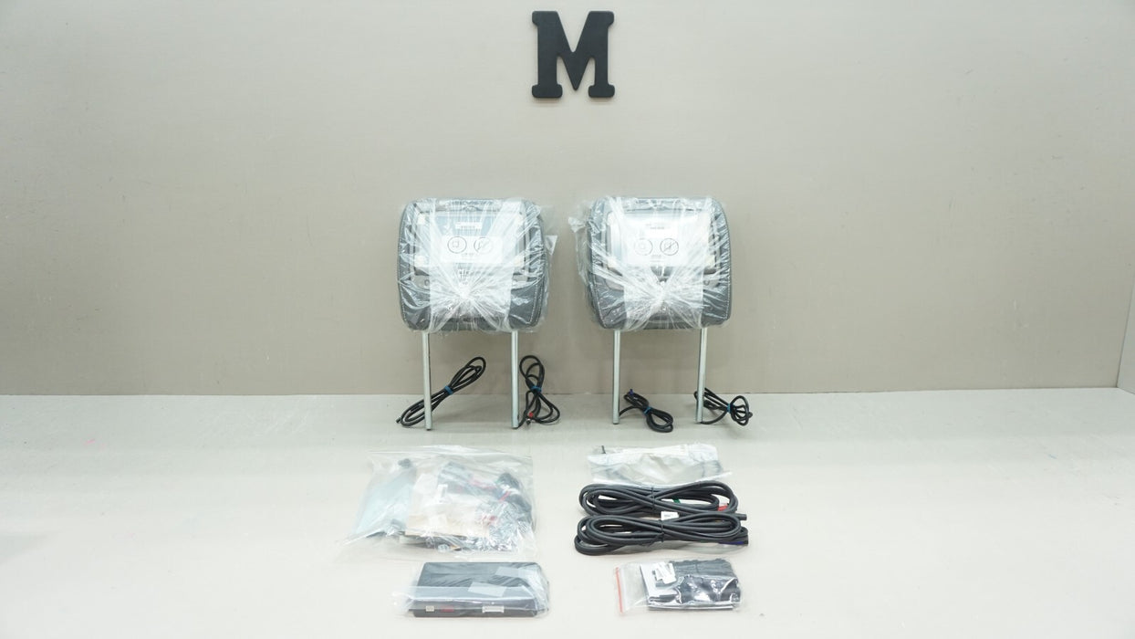 2012 FORD TAURUS INVISION DVD HEADREST KIT SET ASSEMBLY OEM