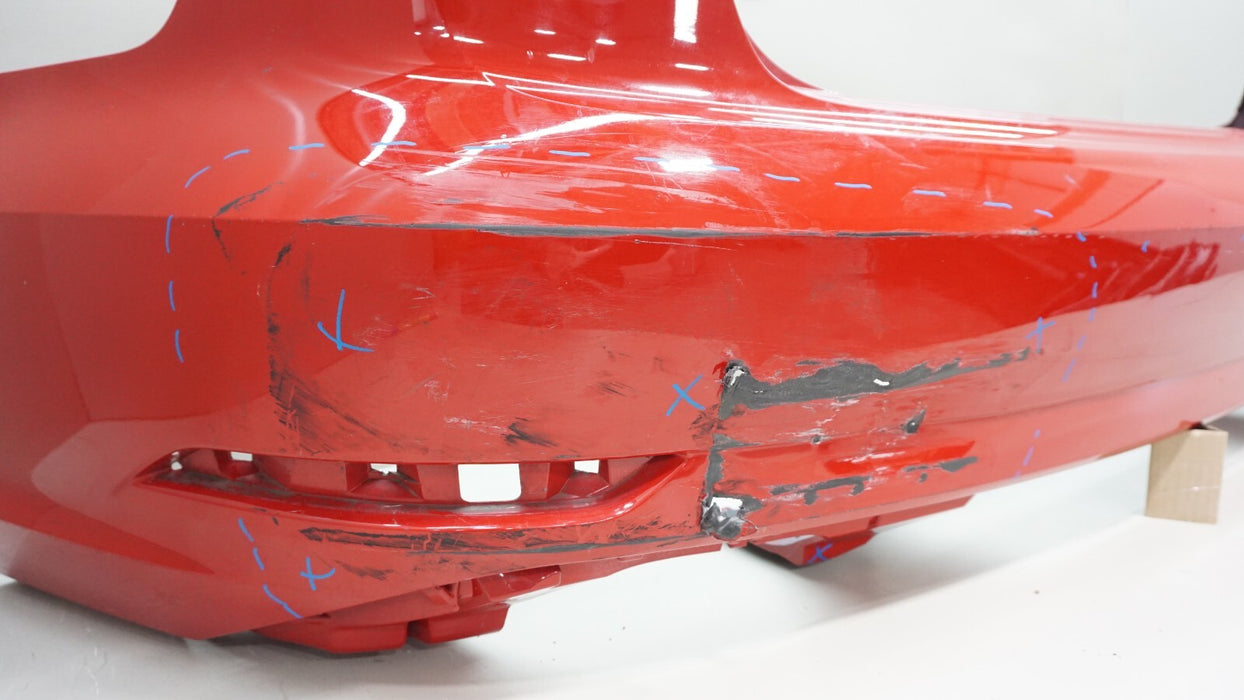2017-2018 AUDI A3 REAR BUMPER COVER W/ SENSOR HOLES 8V5807511F OEM 17 18