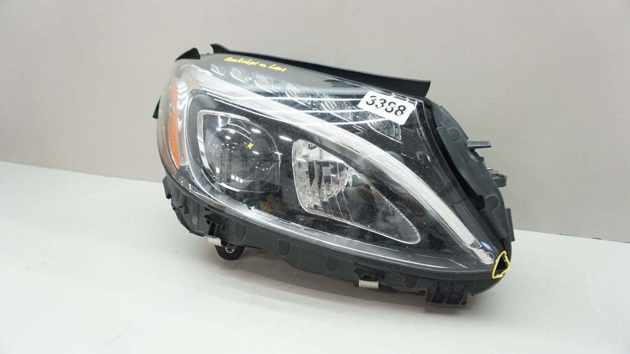 2015-2018 MERCEDES BENZ C CLASS W205 FRONT RIGHT PASSENGER SIDE HEADLIGHT OEM