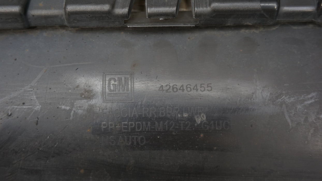 2022 CHEVROLET TRAX LS LT REAR LOWER BUMPER COVER PANEL PLASTIC OEM 42646455