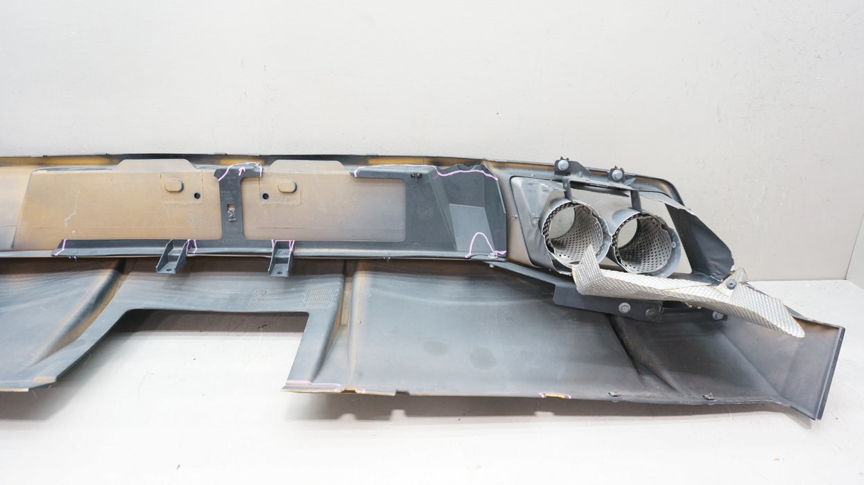 2009-2013 LAMBORGHINI GALLARDO REAR BUMPER DIFFUSER W/ EXHAUST TIPS 400807527D
