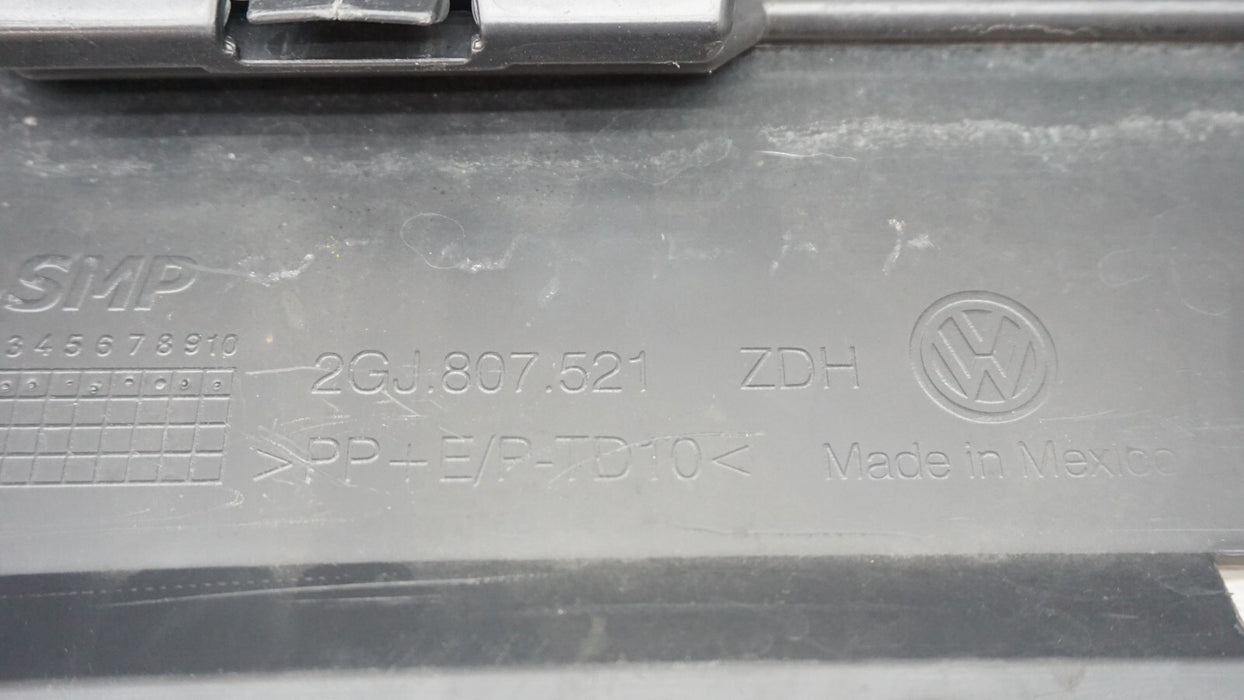 2022-2023 VOLKSWAGEN TAOS REAR LOWER BUMPER COVER VALANCE OEM 2GJ807521