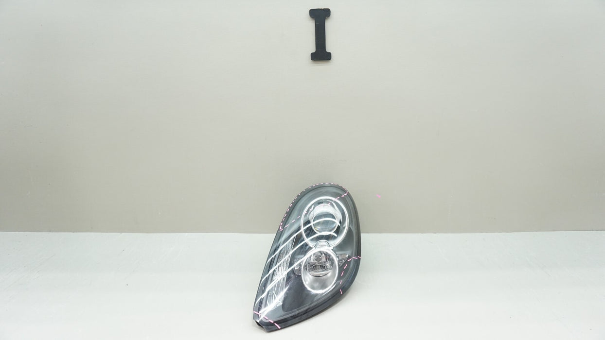 2014-2016 PORSCHE CAYMAN LEFT DRIVER HEADLIGHT LAMP HALOGEN OEM 98163111506