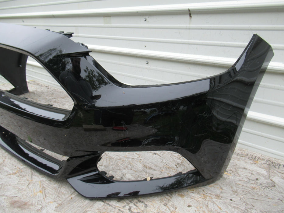 2015-2016 FORD MUSTANG FRONT BUMPER COVER PANEL BLACK PLASTIC 15 16 17 OEM