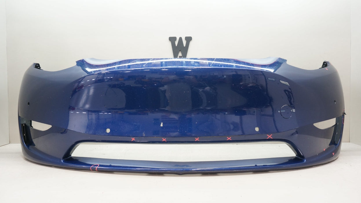 2020-2024 TESLA MODEL Y FRONT BUMPER COVER PANEL OEM 1493745-00-A