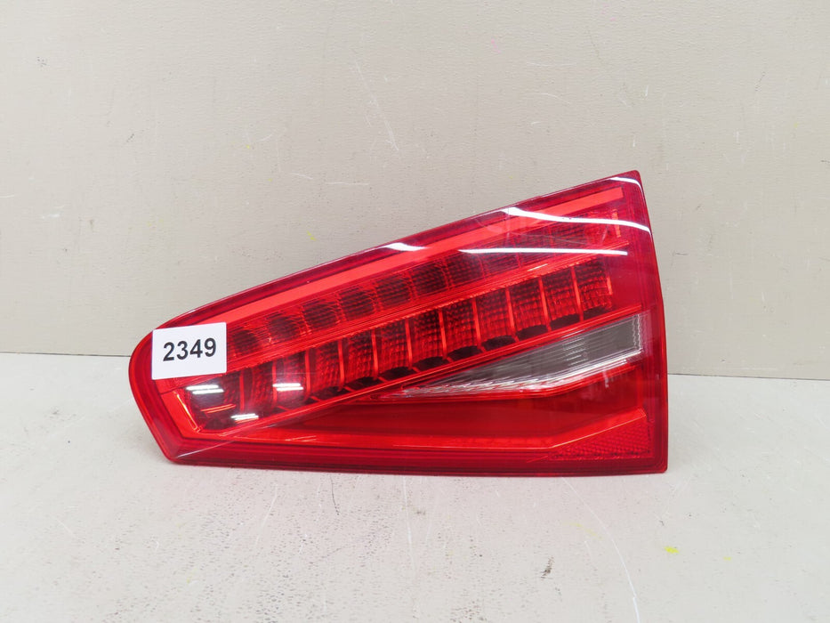 2013-2016 AUDI A4 S4 REAR RIGHT PASSENGER SIDE TAIL LIGHT INNER LED OEM