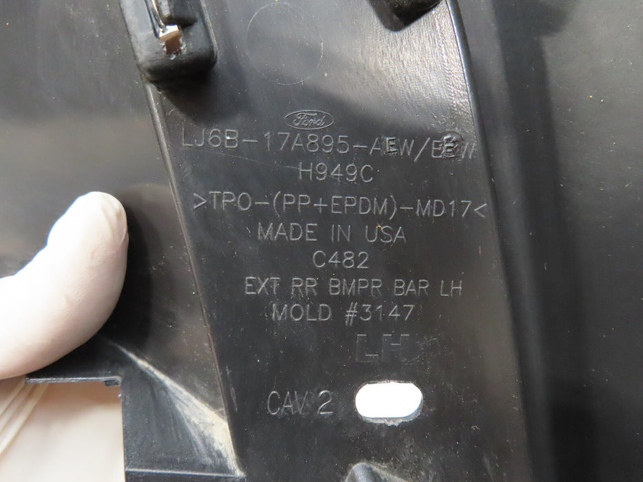 2020-2022 FORD ESCAPE REAR LEFT DRIVER BUMPER EXTENSION COVER OEM LJ6B-17A895-AE