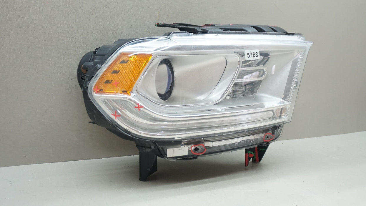 2016-2020 DODGE DURANGO FRONT RIGHT PASSENGER SIDE HEADLIGHT OEM