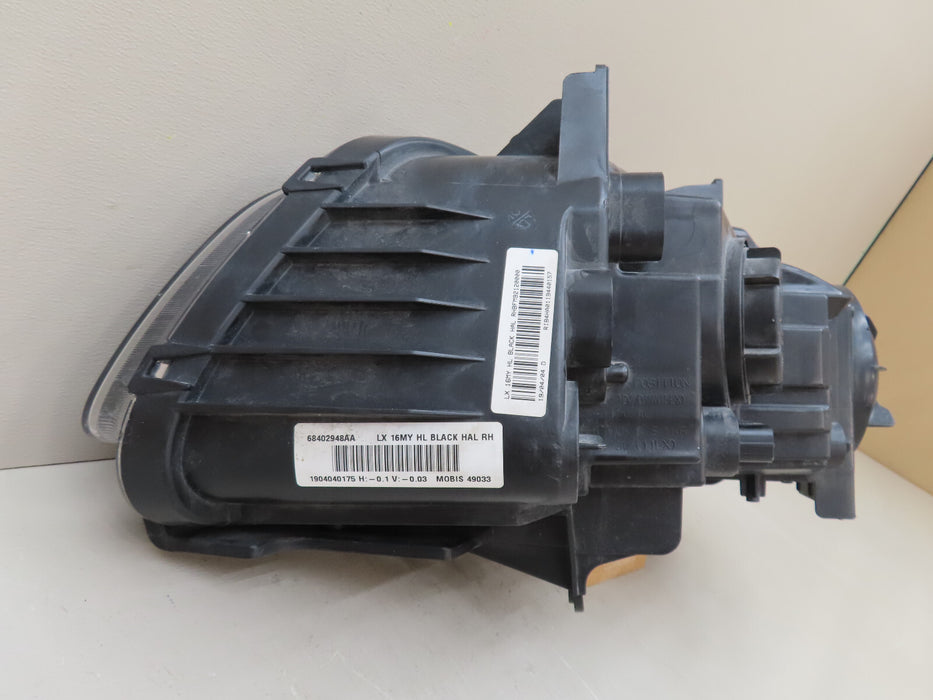 2018-2022 CHRYSLER 300 FRONT RIGHT PASSENGER HEADLIGHT HALOGEN W/LED OEM