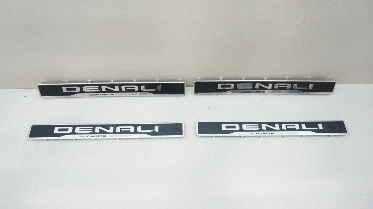 2021-2025 GMC YUKON DENALI DOOR SILL PLATES PACKAGE OEM *NEW*