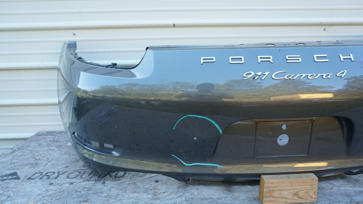 2013-2016 PORSCHE 911 CARERRA 4S REAR BUMPER COVER 99150541105 OEM 13 14 15 16