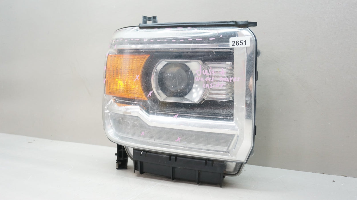 2014-2019 GMC SIERRA 1500 2500 3500 RIGHT SIDE HALOGEN HEADLIGHT OEM 23268191