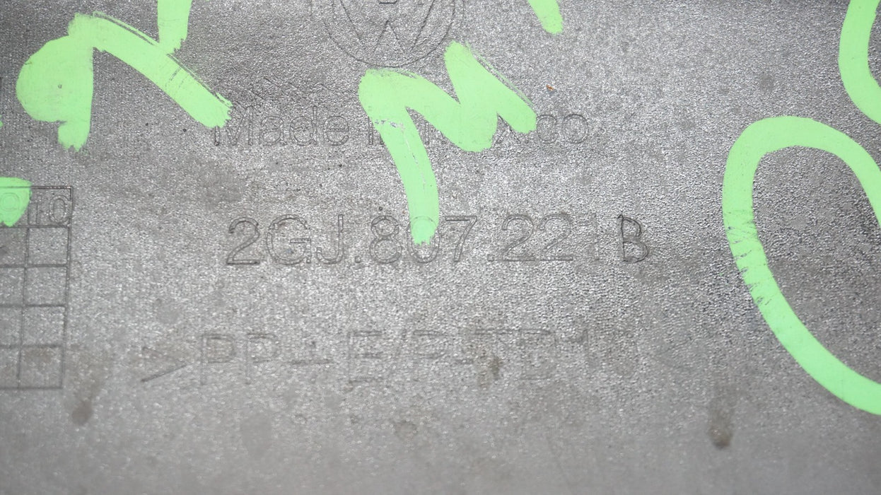 2022-2024 VOLKSWAGEN TAOS FRONT CENTER BUMPER COVER PANEL OEM 2GJ807221B