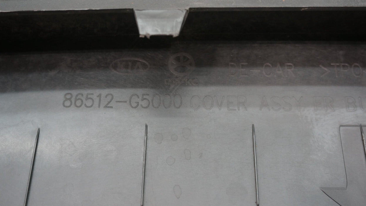 2017-2019 KIA NIRO FRONT LOWER BUMPER VALANCE PANEL OEM 86512-G5000