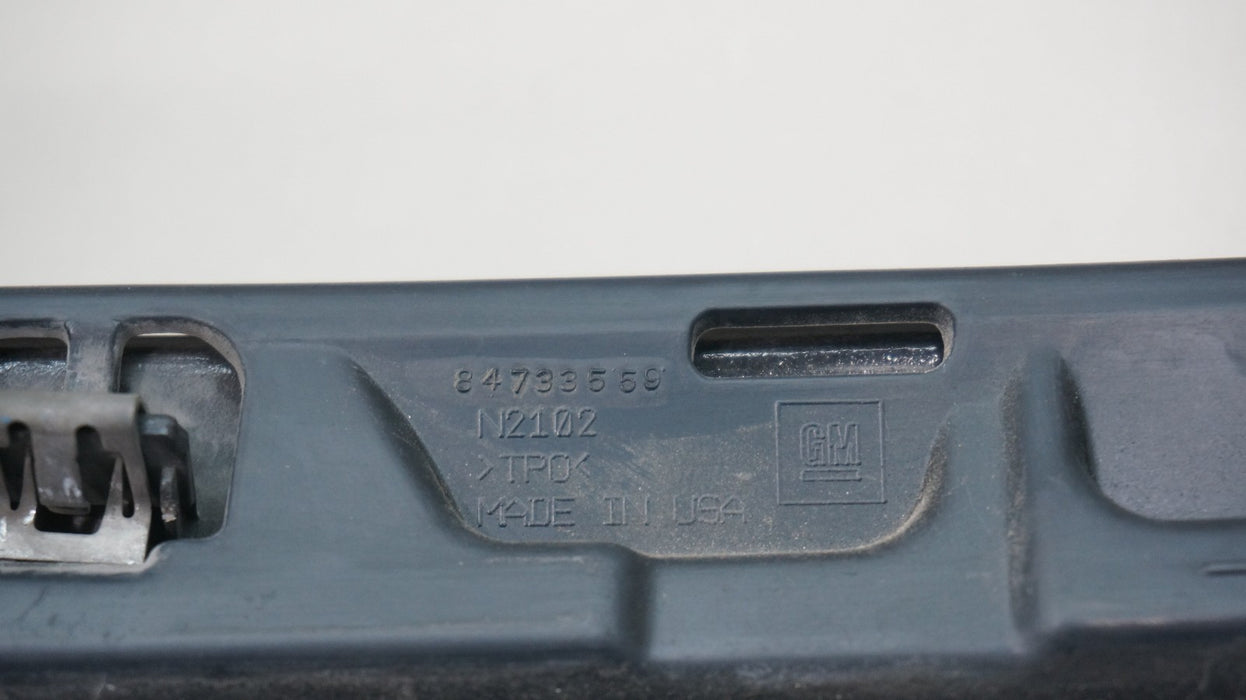 2021-2024 CADILLAC ESCALADE-V FRONT BUMPER BLACK TRIM MOLDING 84733559 OEM