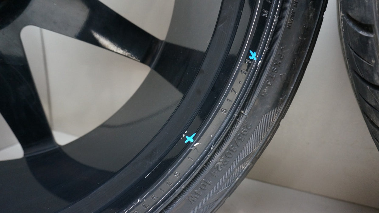 ROLLS ROYCE VOSSEN FORGED SERIES S17-11 SET RIMS W TIRES. NO TPMS SENSORS