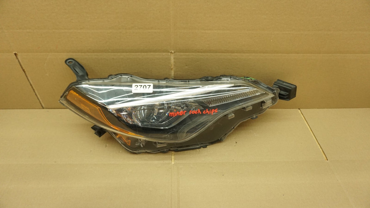 2017-2019 TOYOTA COROLLA FRONT RIGHT PASSENGER SIDE HEADLIGHT LED OEM