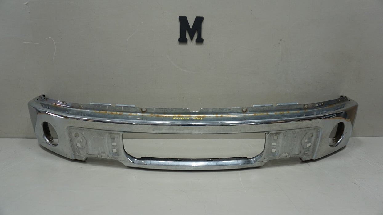 2009-2014 FORD F150 F-150 FRONT METAL CHROME BUMPER COVER PANEL OEM