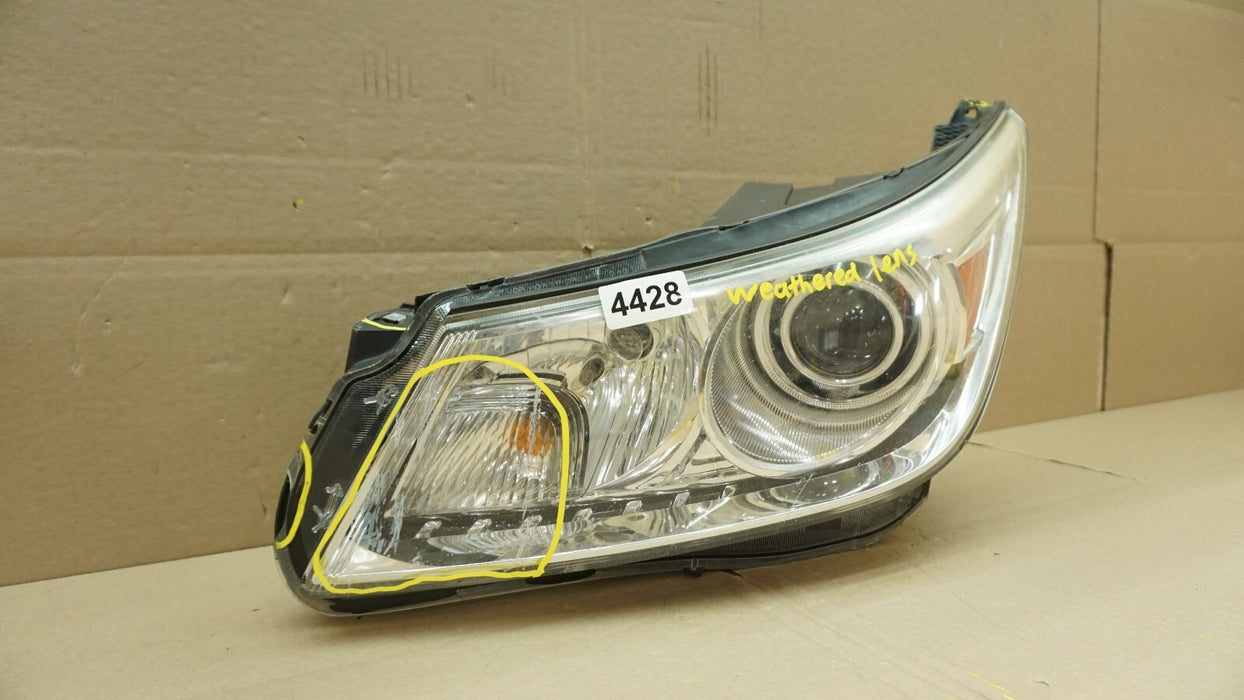 2010-2013 BUICK LACROSSE XENON FRONT LEFT DRIVER SIDE HEADLIGHT HALOGEN OEM