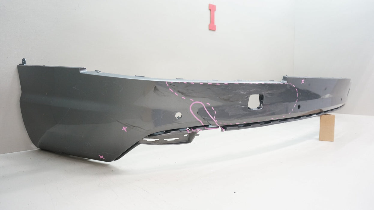 2017-2019 AUDI Q7 REAR LOWER BUMPER COVER VALANCE OEM 4M0807527B