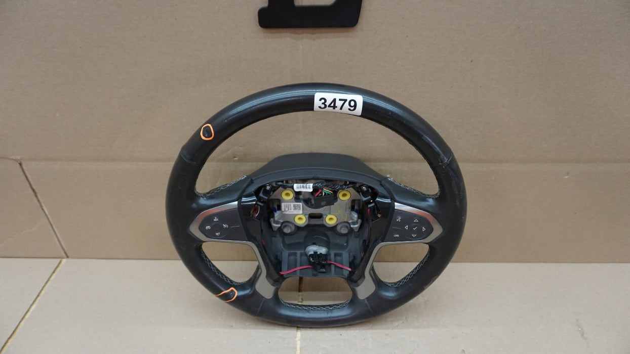 2015-2020 CHEVROLET SUBURBAN STEERING WHEEL BLACK OEM 15 16 17 18 19 20