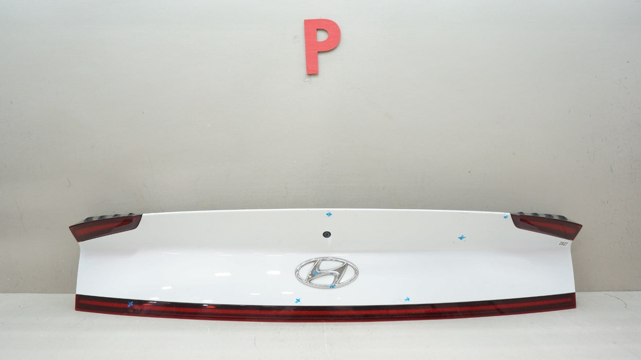 2020-2023 HYUNDAI SONATA REAR DECK LID FINISH PANEL W/CAMERA OEM 87371-L0000