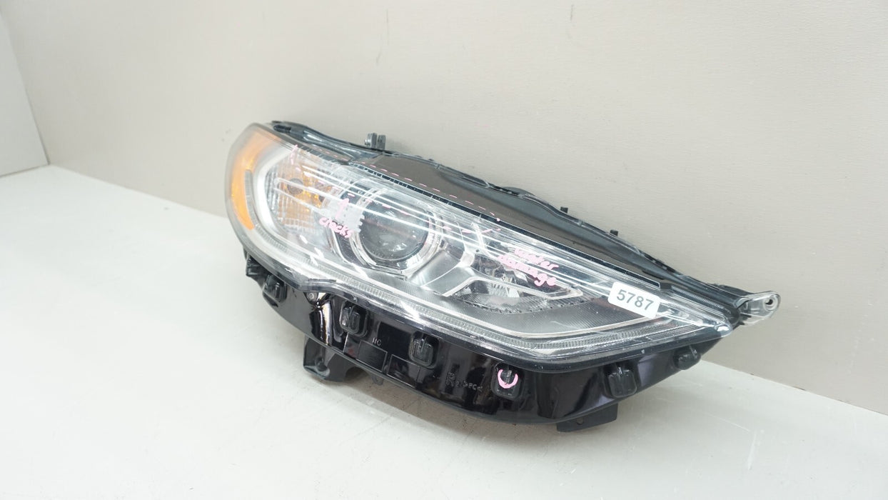 2017-2020 FORD FUSION FRONT RH RIGHT PASSENGER SIDE HALOGEN W LED HEADLIGHT OEM