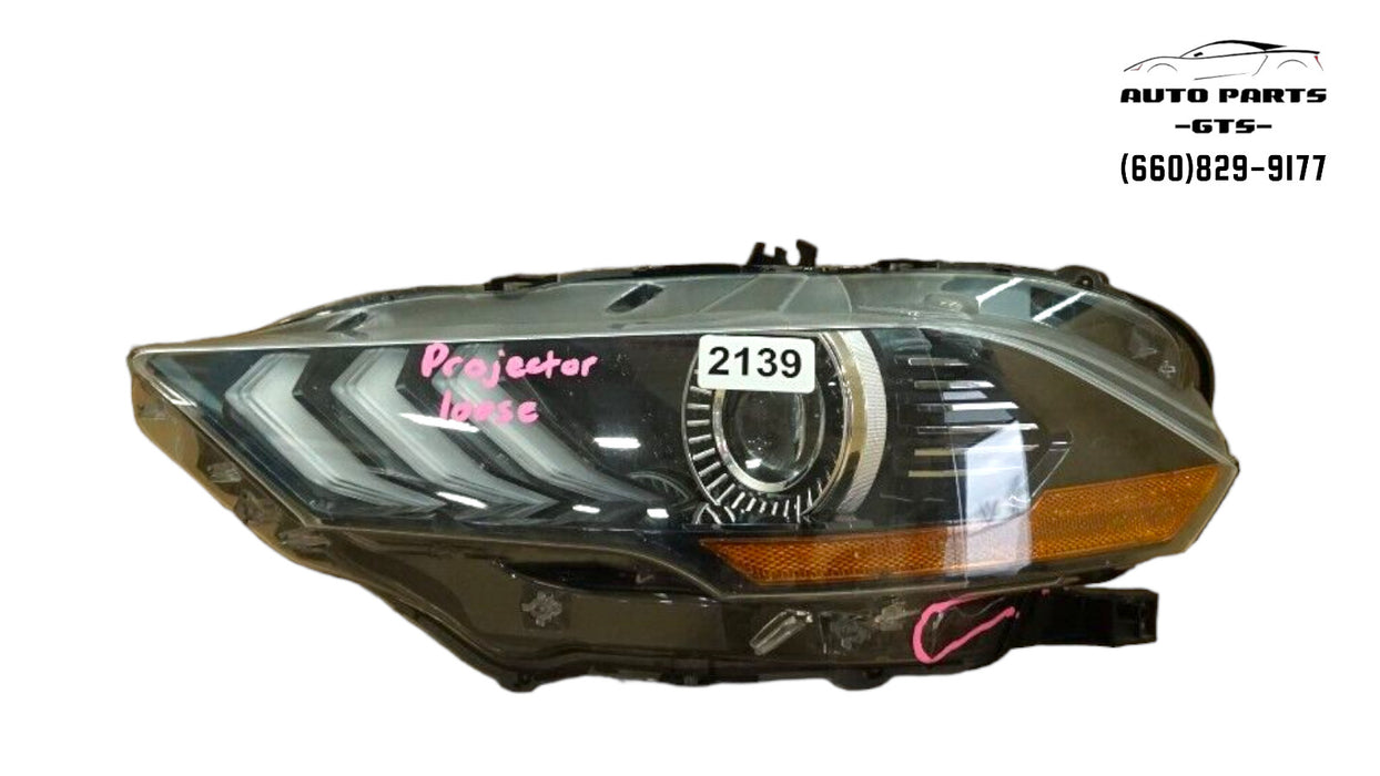 2018-2021 FORD MUSTANG FRONT LEFT DRIVER SIDE HEADLIGHT LED OEM 18 19 20 21