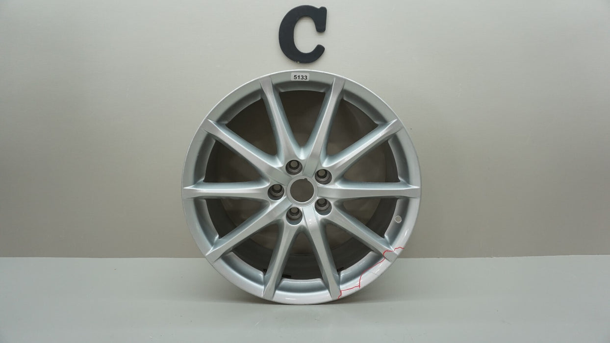 2004-2012 ASTON MARTIN DB9 REAR WHEEL RIM 10 SPOKE 19X9.5 19" OEM 9G43-1007-BC
