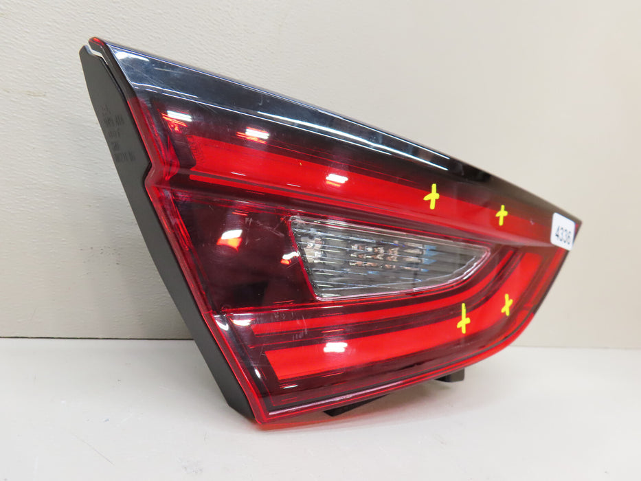 2019- 2022 HONDA INSIGHT LEFT DRIVER SIDE INNER TAIL LIGHT USED OEM