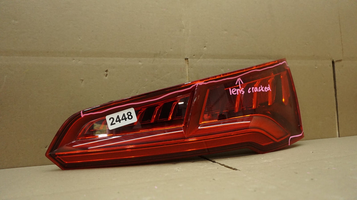 2017-2020 AUDI Q5 SQ5 REAR RIGHT PASSENGER SIDE TAIL LIGHT LED OEM 17 18 19 20
