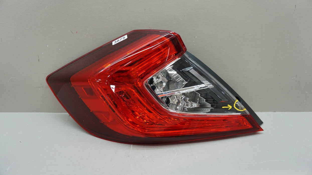 2016-2021 HONDA CIVIC SEDAN REAR LH LEFT DRIVER SIDE TAIL LIGHT OEM
