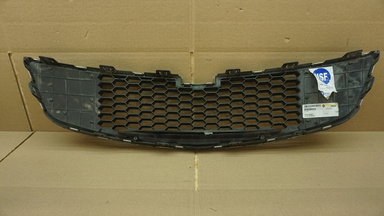 2011-2014 CHEVROLET CRUZE FRONT LOWER GRILL GRILLE CHROME SHELL BLACK GM1200624