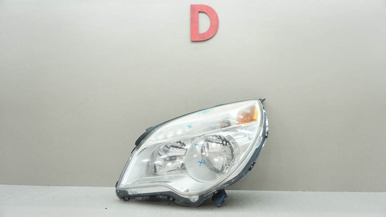 2010-2015 CHEVROLET EQUINOX FRONT LEFT DRIVER SIDE HEADLIGHT OEM