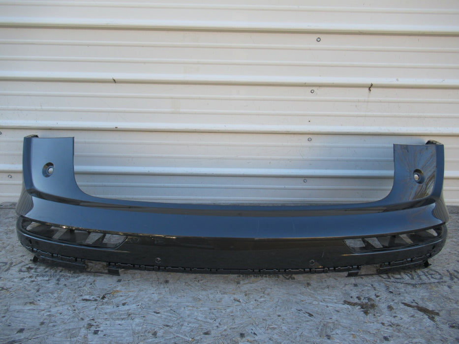 2018-2020 AUDI Q5 REAR BUMPER COVER PANEL BLACK PLASTIC FACTORY 80A-807-511 OEM