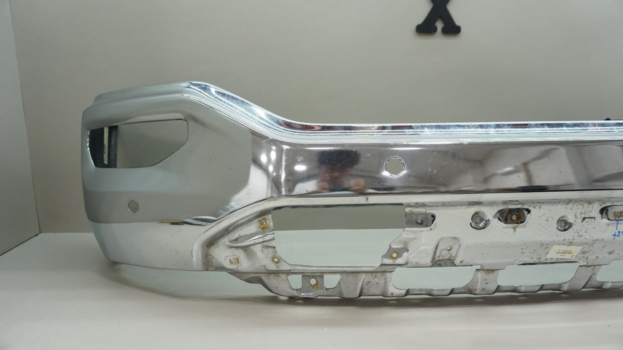2016-2018 GMC SIERRA 1500 FRONT METAL BUMPER COVER CHROME OEM