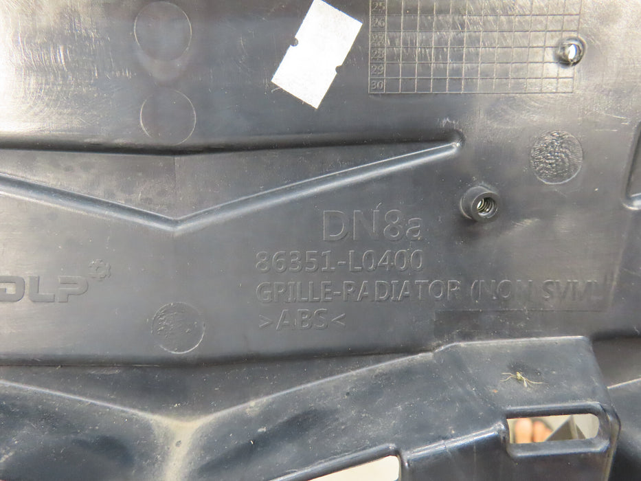 2020-2023 HYUNDAI SONATA FRONT UPPER RADIATOR GRILLE OEM 86351-L0400