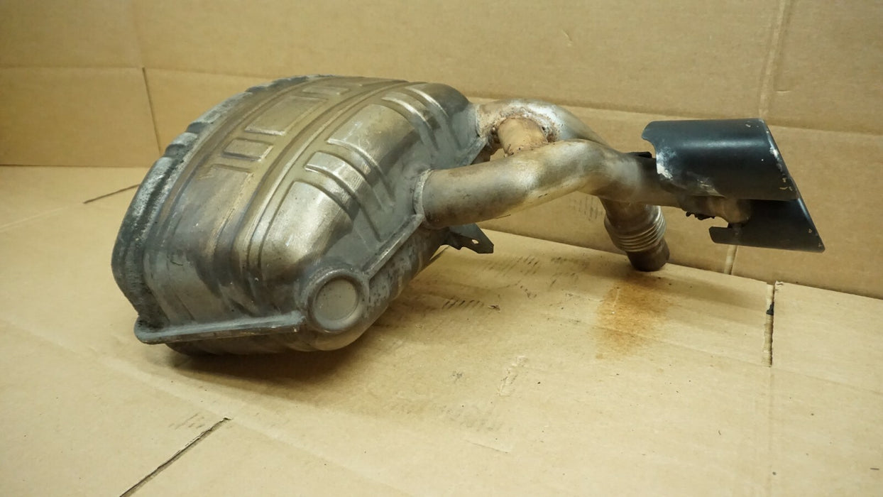 2005-2008 PORSCHE 911 3.8L RIGHT PASSENGER SIDE EXHAUST MUFFLER WITH TIPS OEM