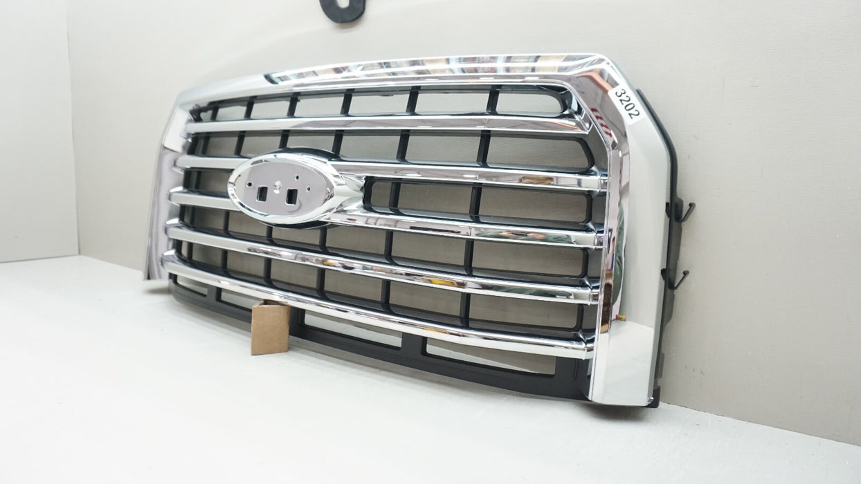 2015-2017 FORD F-150 FRONT CHROME RADIATOR GRILLE CAPA AFTERMARKET