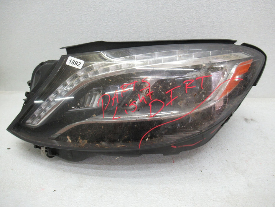 2014 MERCEDES BENZ S550 W222 LEFT DRIVER  SIDE HEADLIGHT FULL LED LAMP OEM